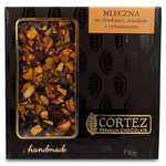 Cortez Czekolada Mleczna ze Śliwkami, Miodem i Cynamonem 85g 