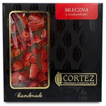 Cortez Czekolada Mleczna z Truskawkami 85g 